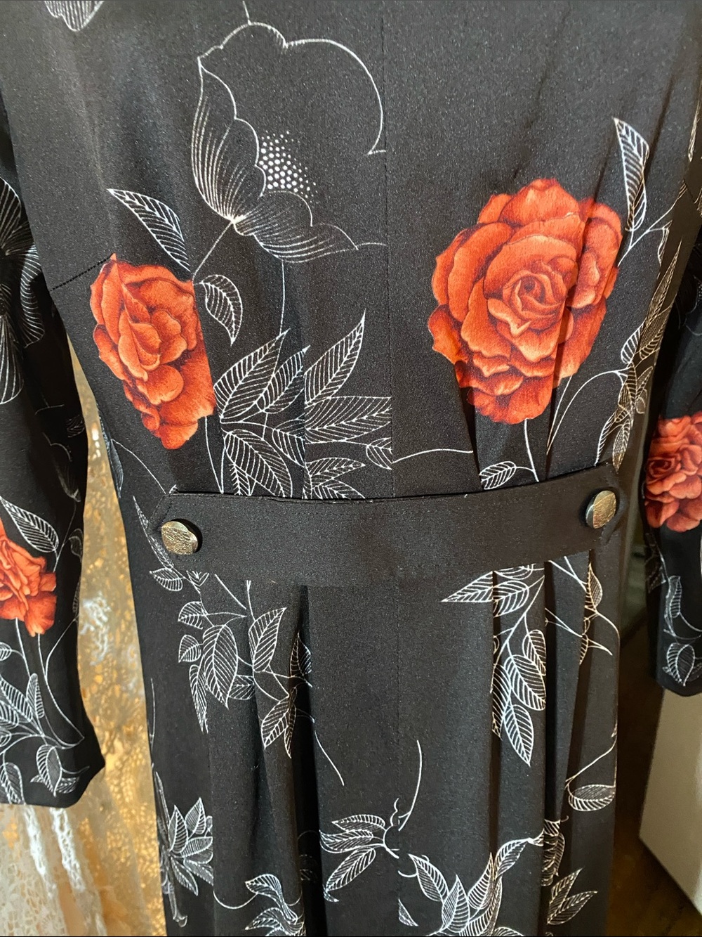Genuine vintage 70s’ maxi dress in excellent condition - Picture 2 of 4